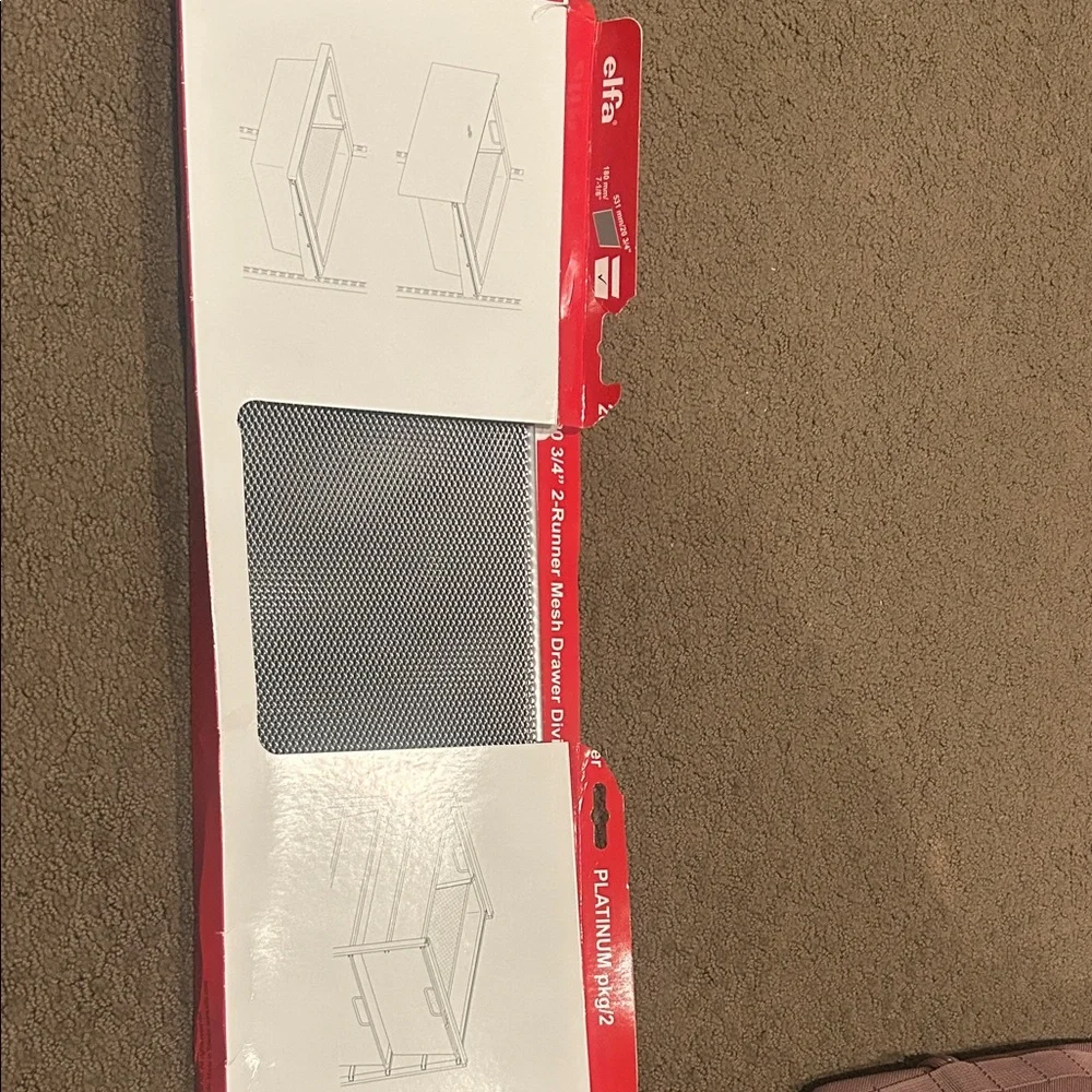 ELF Platinum Mesh Drawer Divider